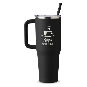 Harriton 40oz Vacuum Insulated Stainless Steel Travel Tumbler
