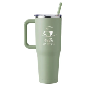 Harriton 40oz Vacuum Insulated Stainless Steel Travel Tumbler